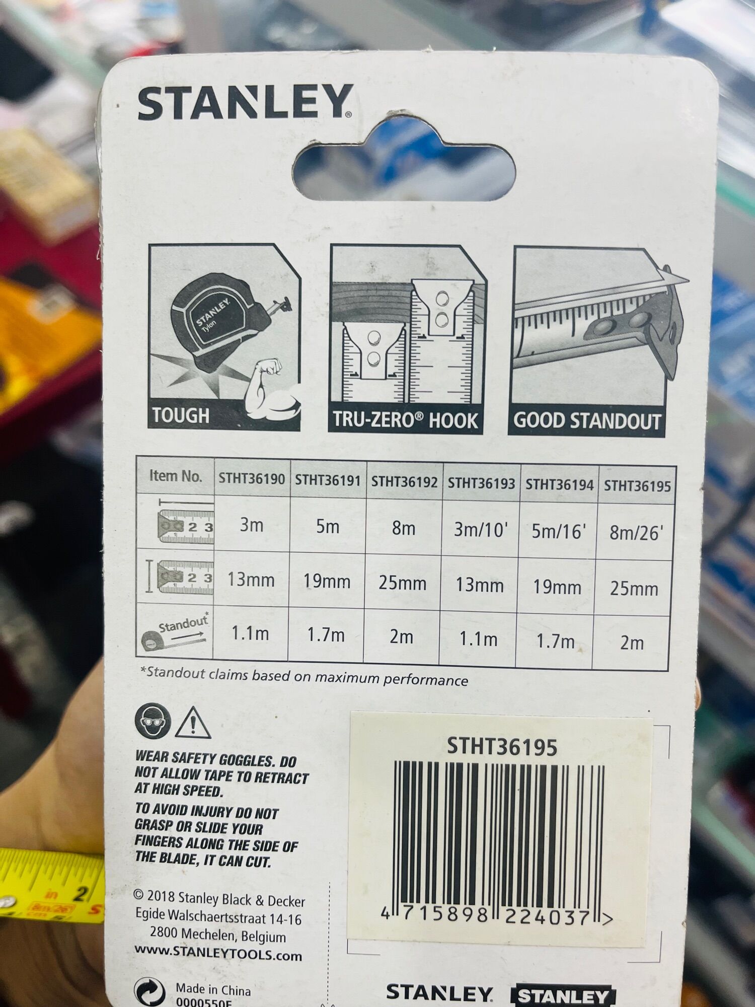Thước kéo 8m Stanley 36195