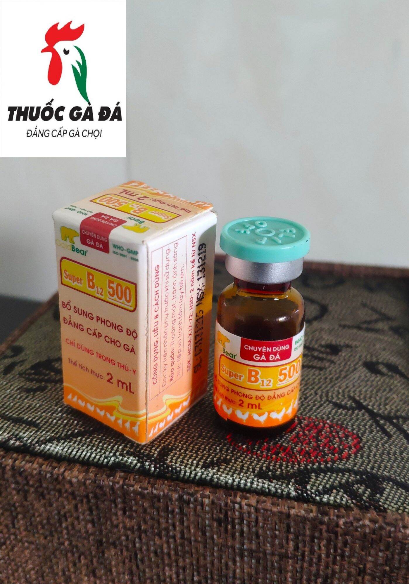 Thuốc tăng lực gà đá super b12 500