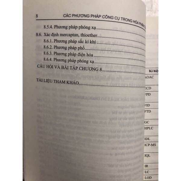 Sách - Các phương pháp công cụ trong Hoá phân tích hữu cơ