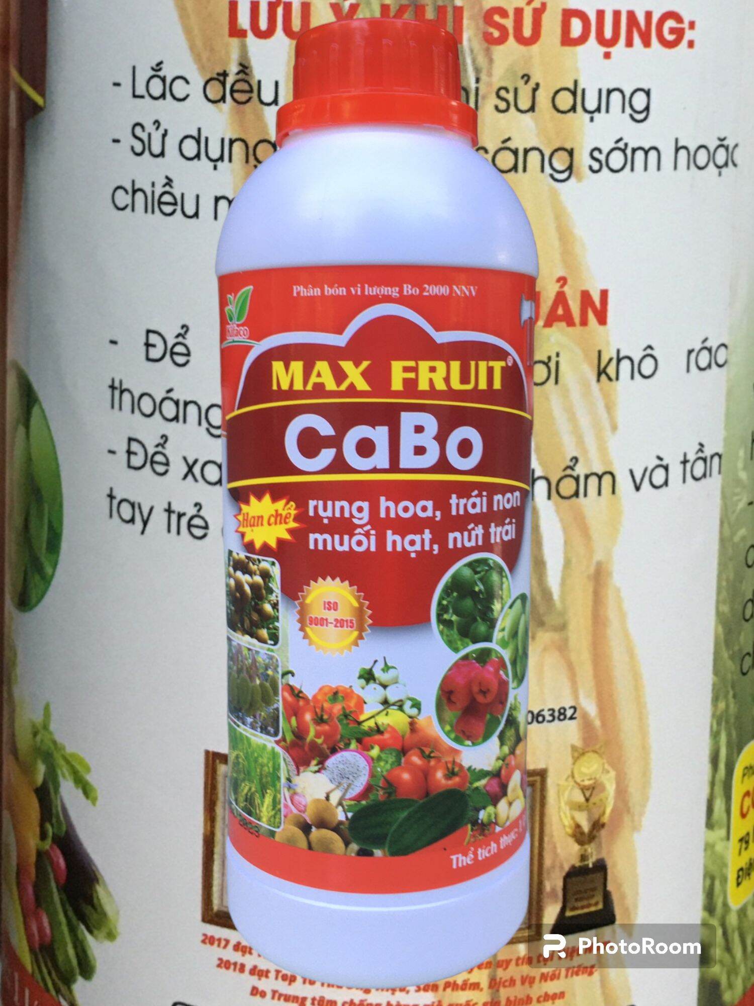 Phân bón max fruit canxi bo. chai 1l