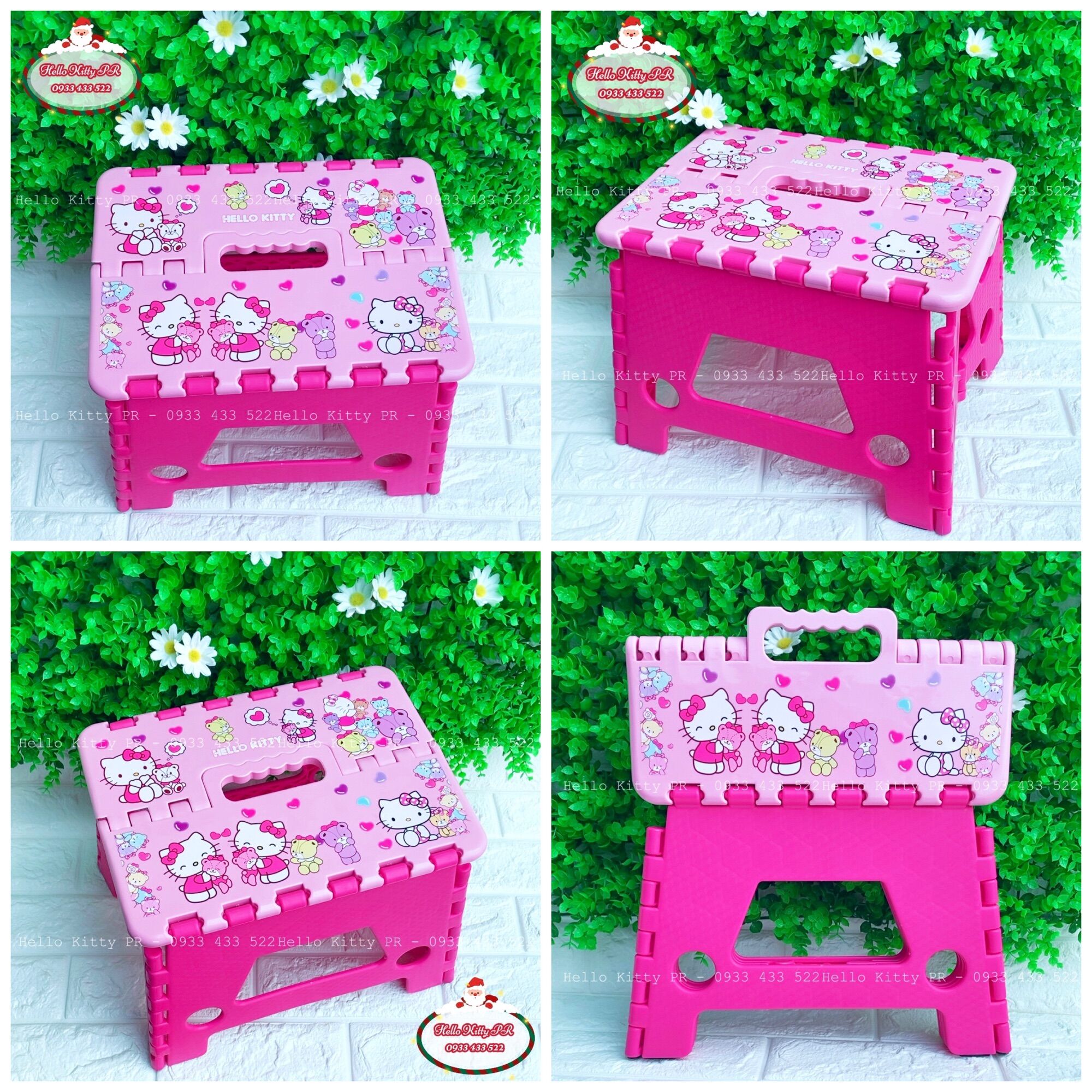 Ghế xếp có quai xách Hello Kitty - Doremon Doraemon