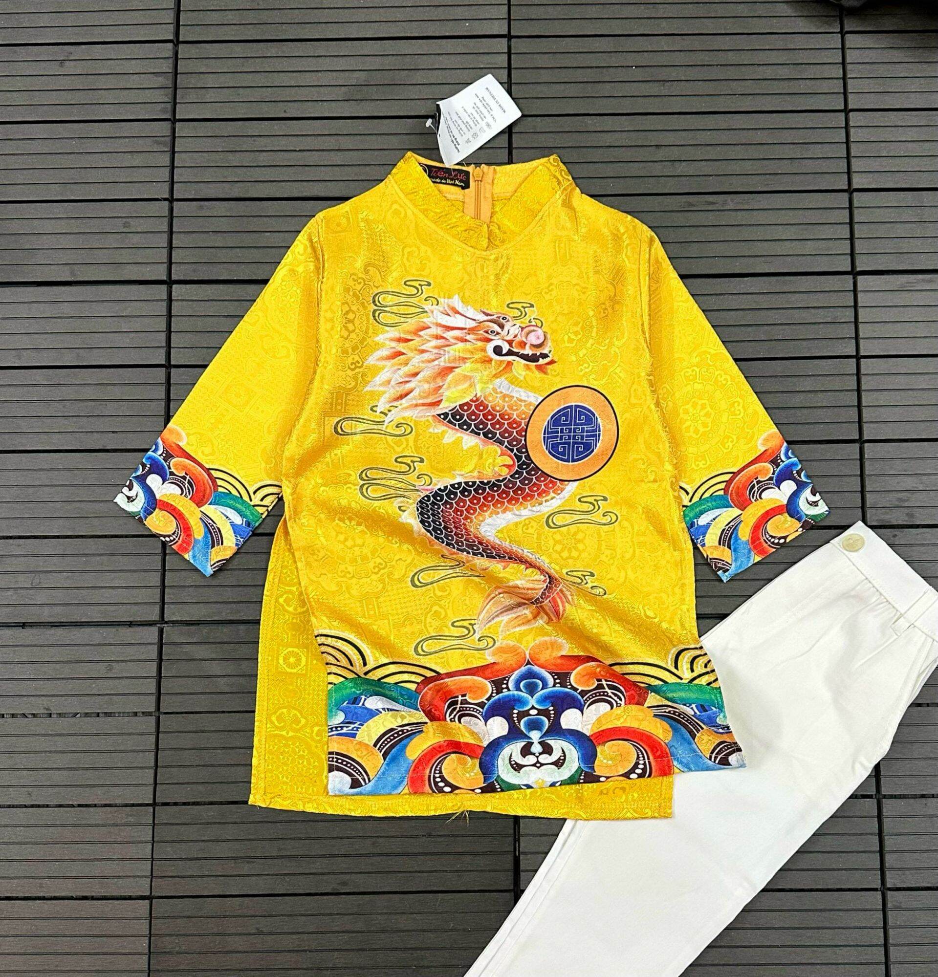 Áo dài cách tân bé trai