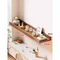 WUBUWEI | Kệ Treo Tường Gỗ Tự Nhiên