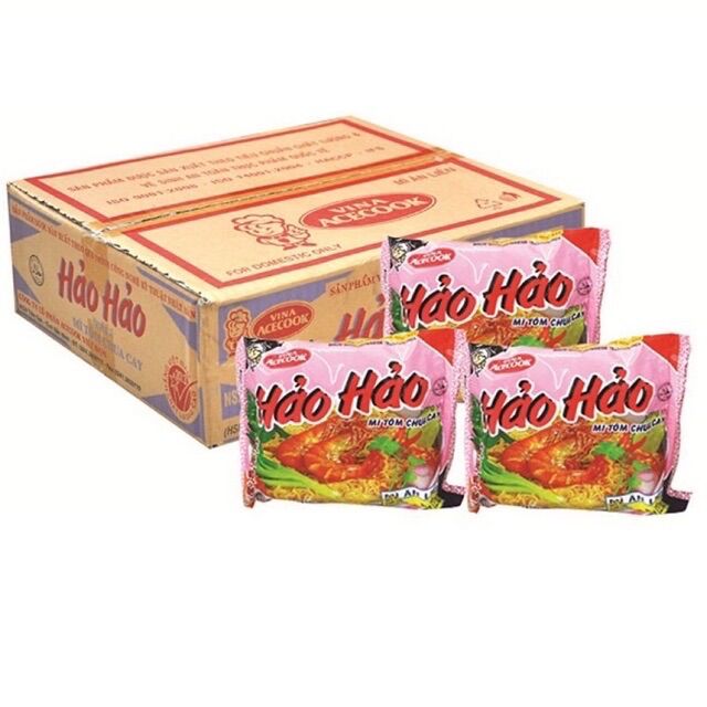 [HCM]Thùng 30 gói mì hảo hảo 75g - date mơi
