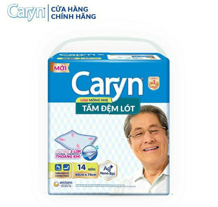 Tấm đệm lót caryn loại mỏng nhẹ 14 miếng kích thước 60 x 70 cm