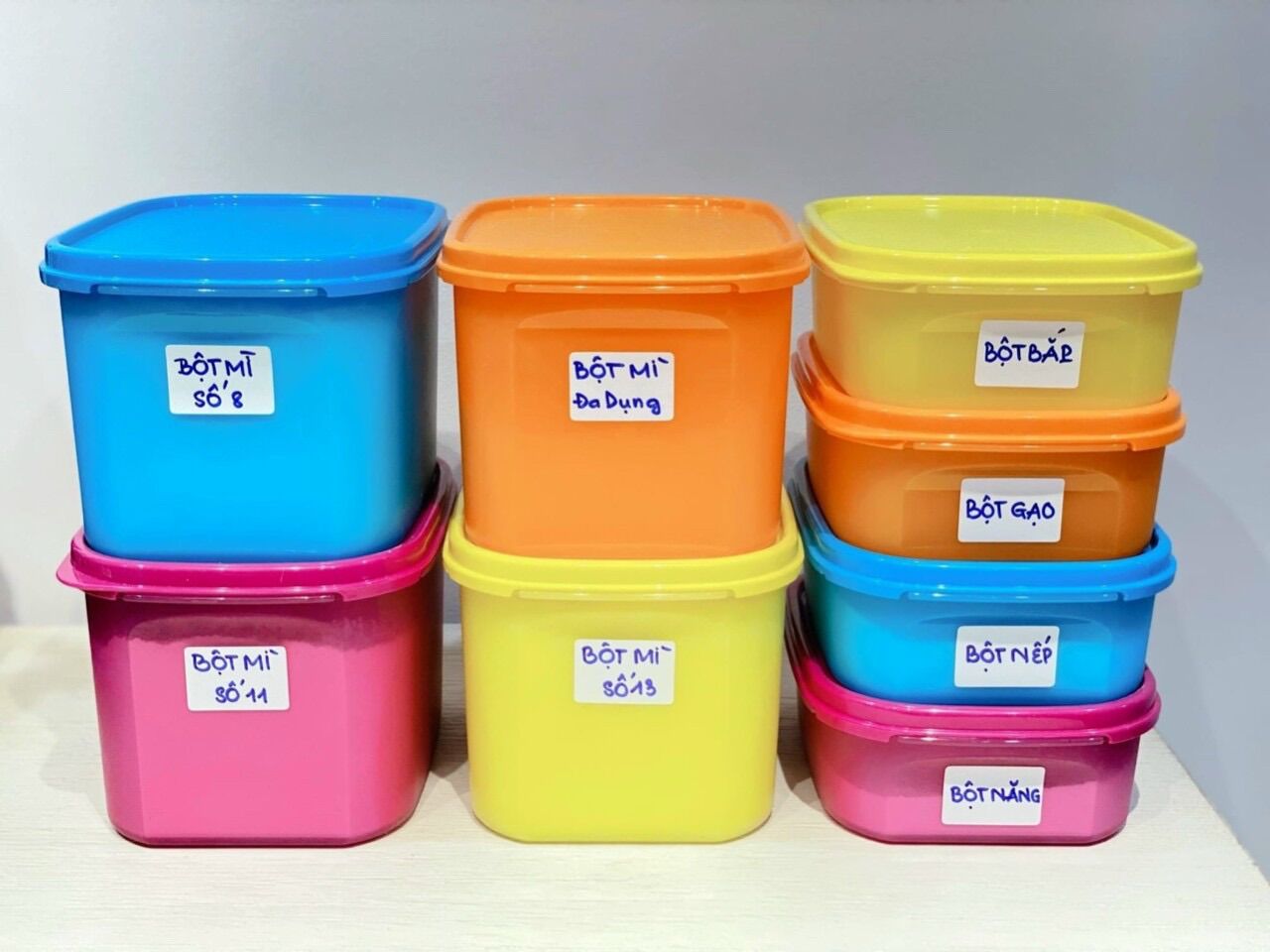 Bộ 4 hộp Colorful trữ mát