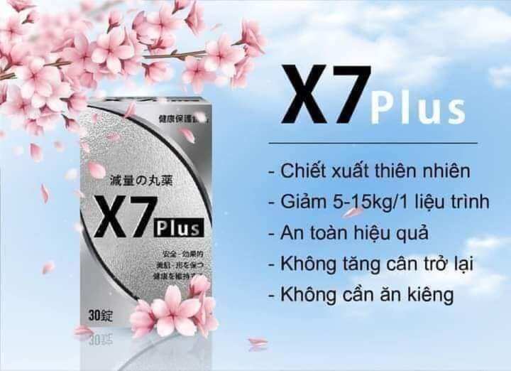 Giảm cân x7 plus chính hãng