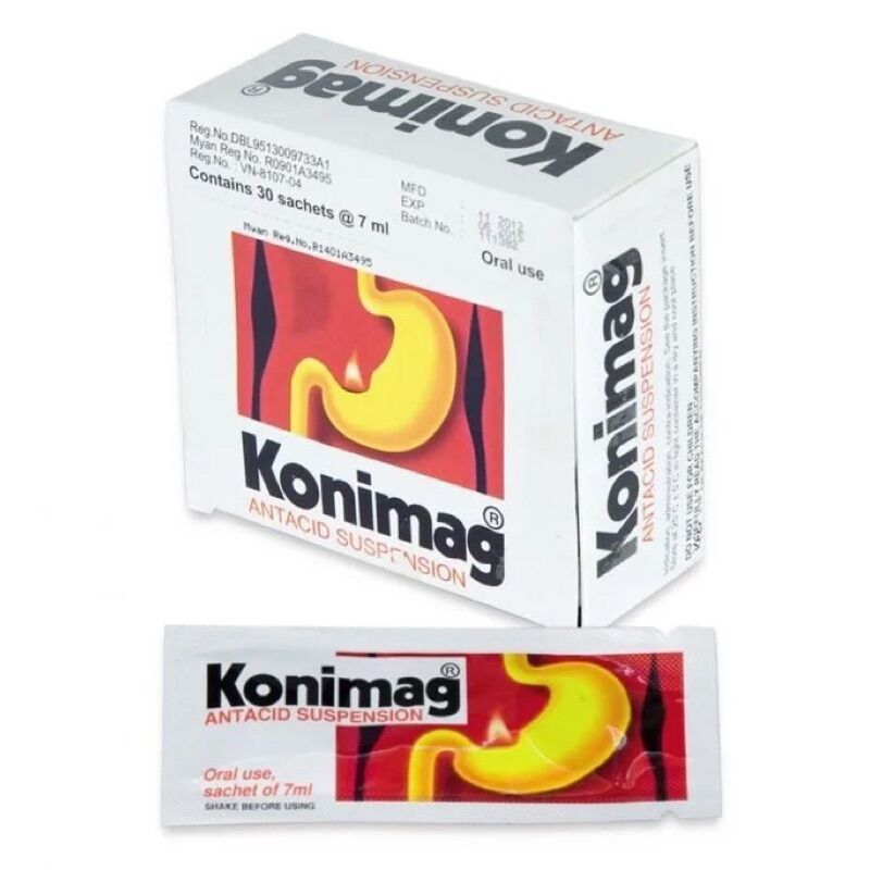 Gel dạ dày Konimag - hộp 30 gói