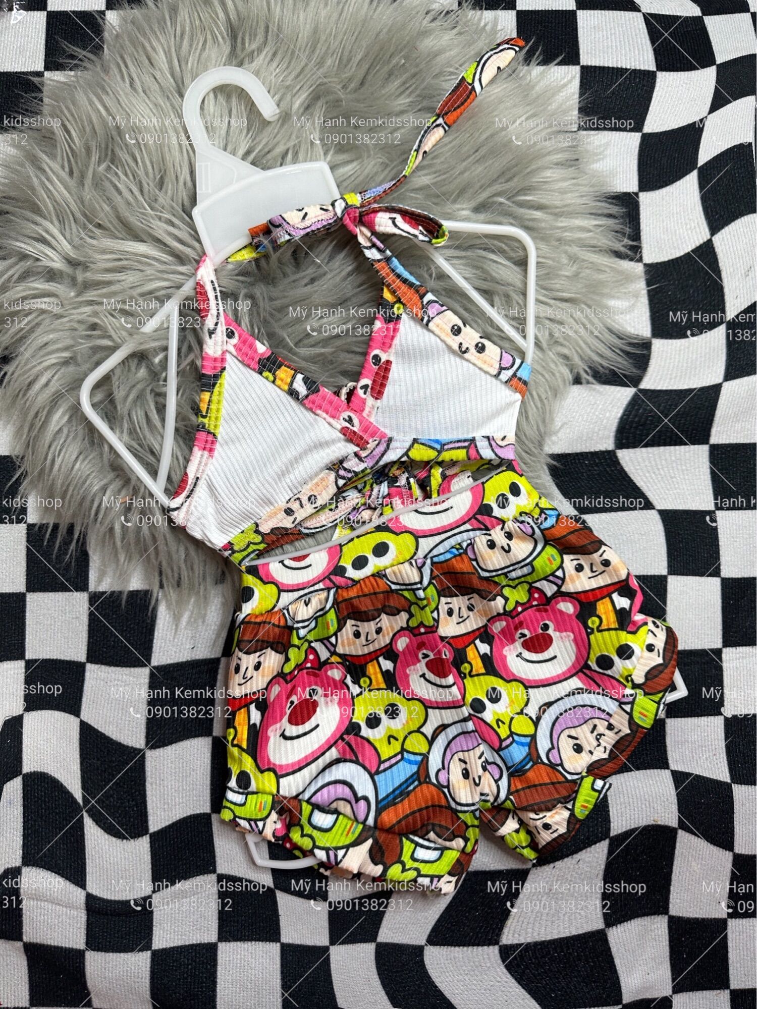 Set 2 chi tiết bikini cho bé gái