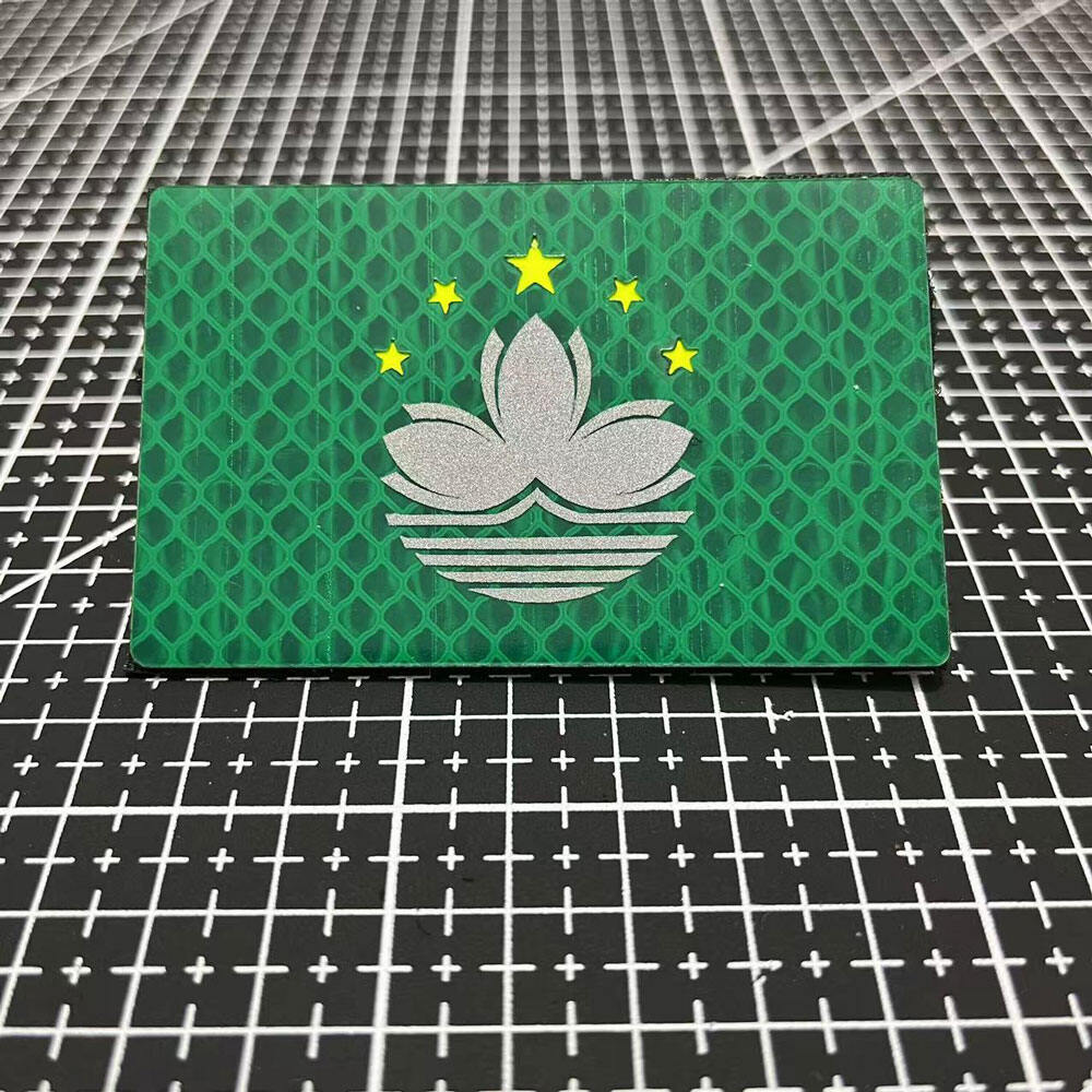 Macau Quận Cờ Thêu Magic Patch Quân Đội Trung Quốc Người Hâm Mộ Chiến Thuật Chiến Binh Tinh Thần Miế