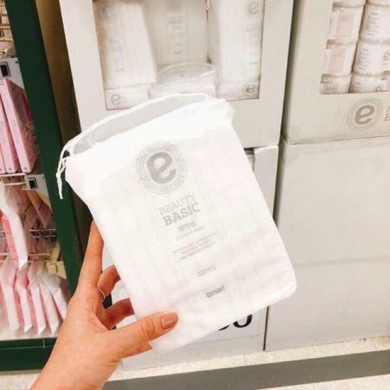 Bông Tẩy Trang 222 Miếng EMART No Brand Beuty Basic