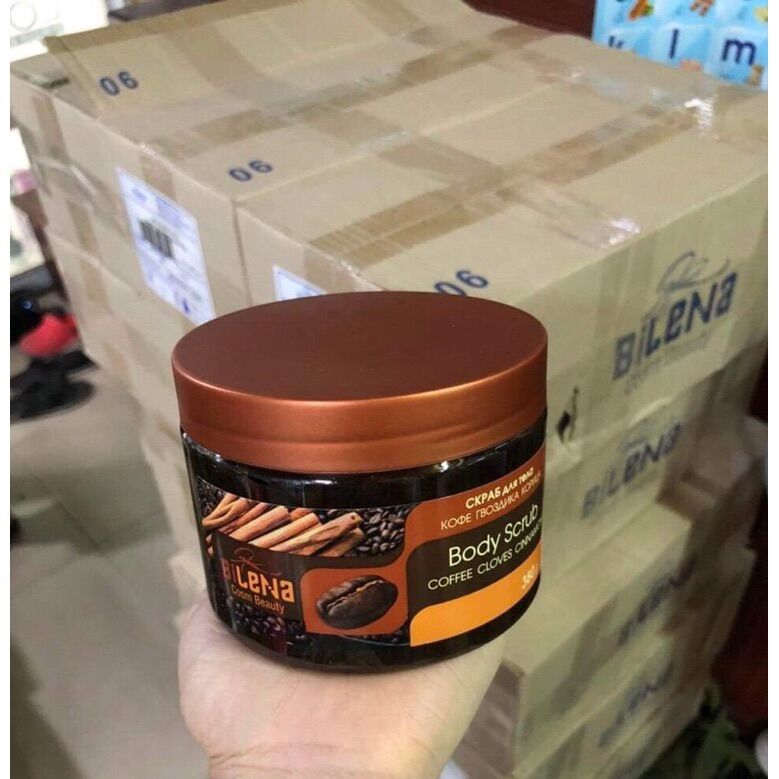 Tẩy tế bào chết Quế Hồi Cà Phê Bilena 380gr