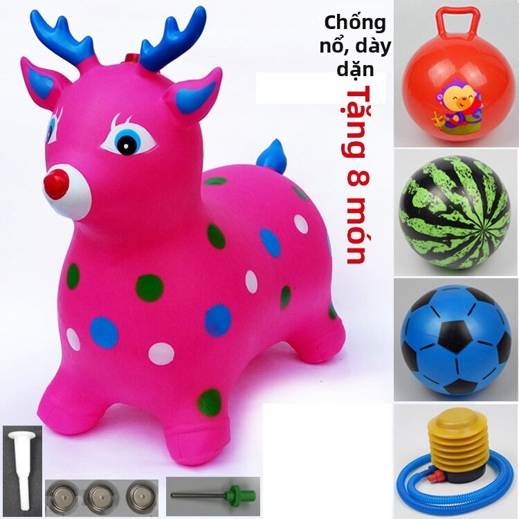 Ngựa Nhún Nhảy Hơi Khí Có Nhạc cho Trẻ Em