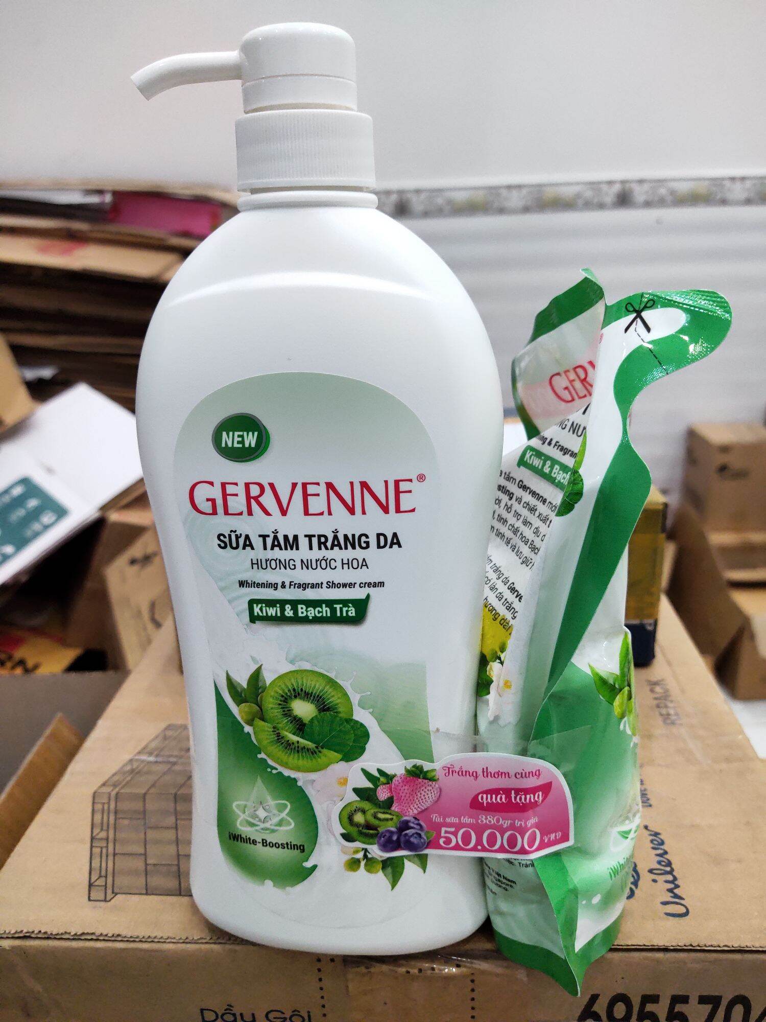 Sữa tắm  Gervenne hương nước hoa(900g tặng 450g)