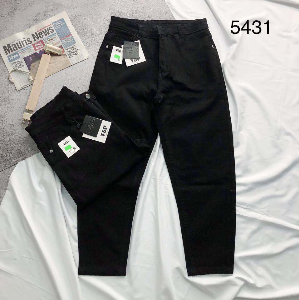 Quần jean baggy bigsize đen co dãn