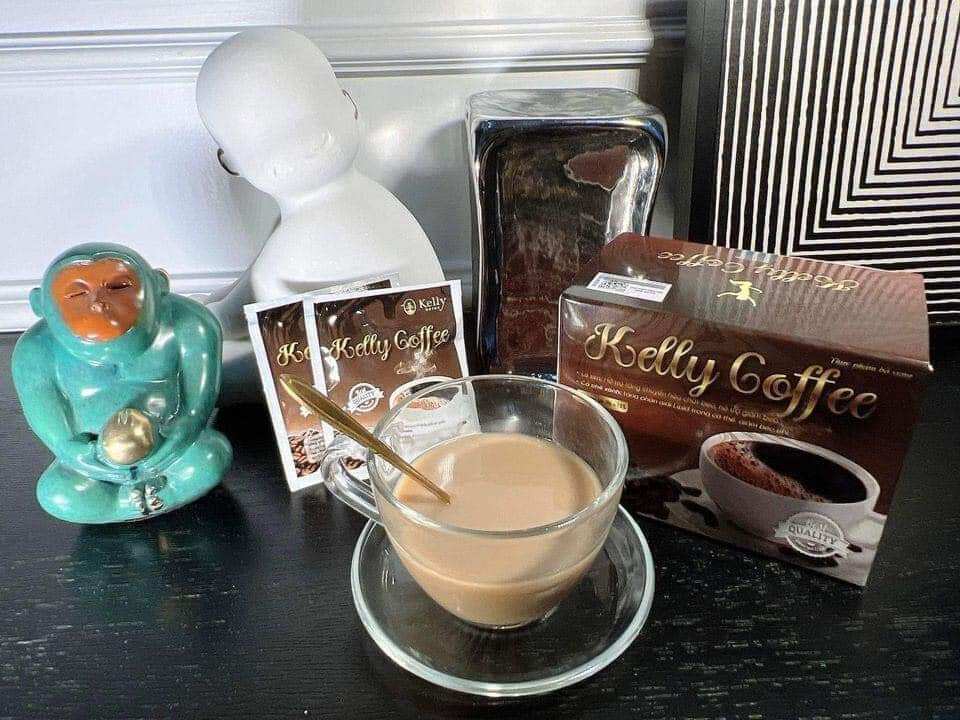 Combo giảm cân Kelly cafe+ VitC++ Giảm mỡ bụng,Toàn thân an toàn hiệu quả, Giảm 1,5-3kg/1combo