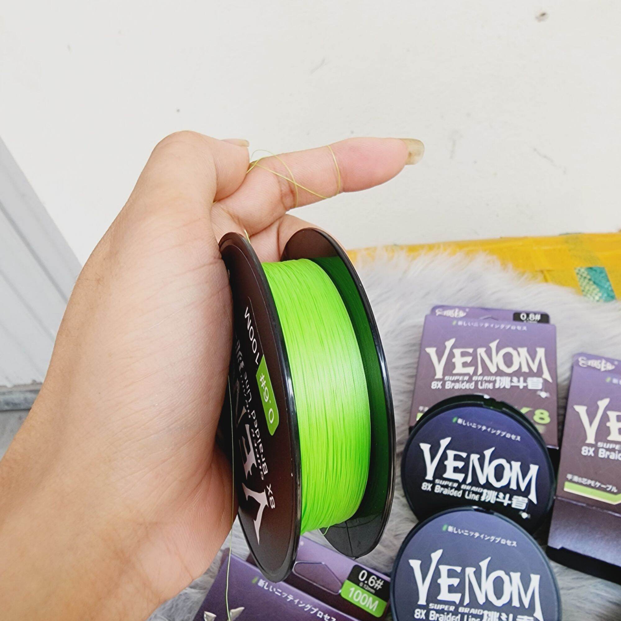 Dây Dù câu Obsession Teaser Venom PE 8x 100m