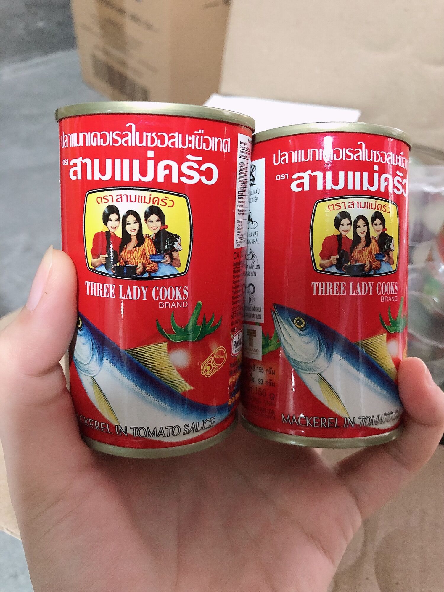 Cá hộp 3 cô gái 155g