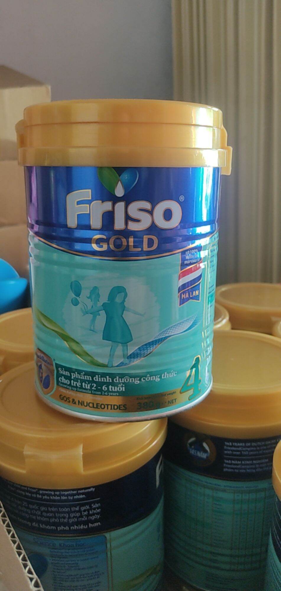 Lon sữa bột FRISO gold 4 380g