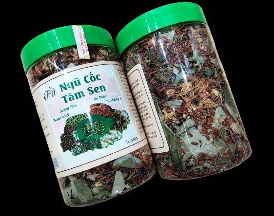 TRÀ NGŨ CỐC TÂM SEN 500g