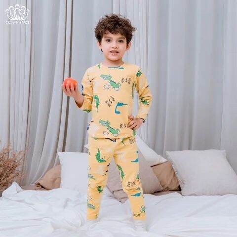 Bộ ngủ mặc nhà bé trai
