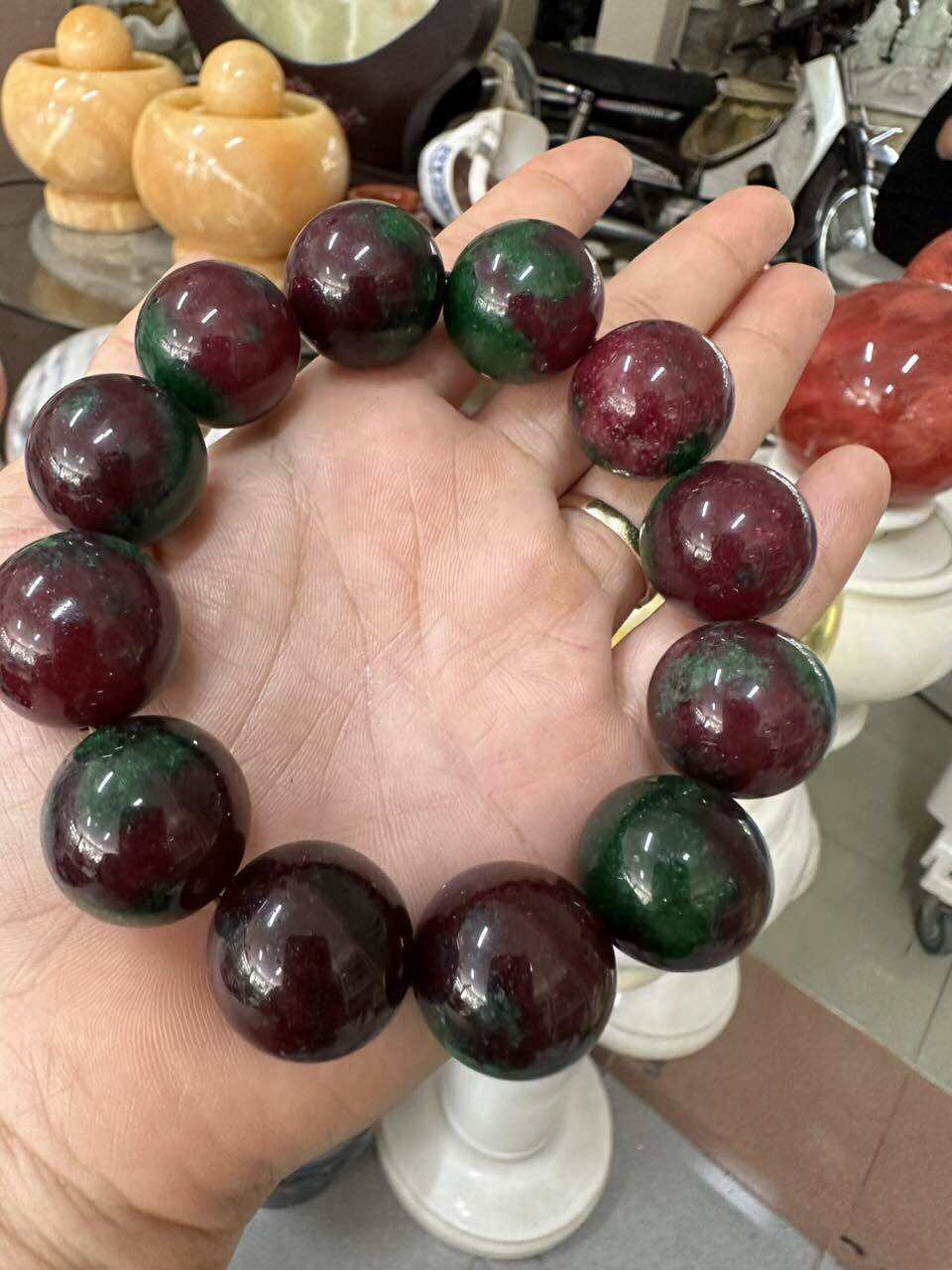 Vòng 20li đá ruby phi