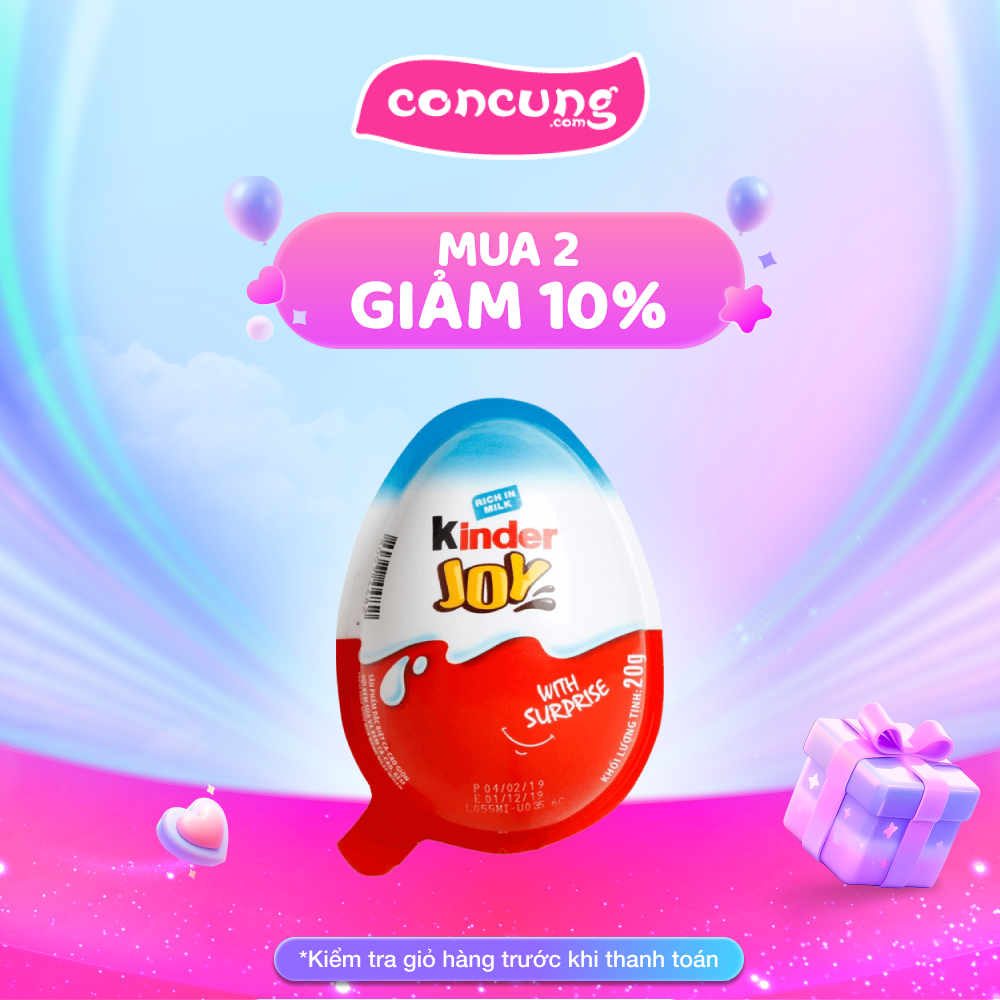 Kẹo trứng Kinder Joy cho bé trai, 20g