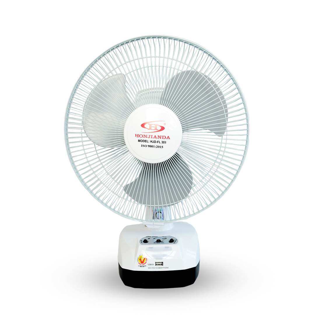 Quạt tích điện Honjianda HJD 301 ( loại 2 bình )