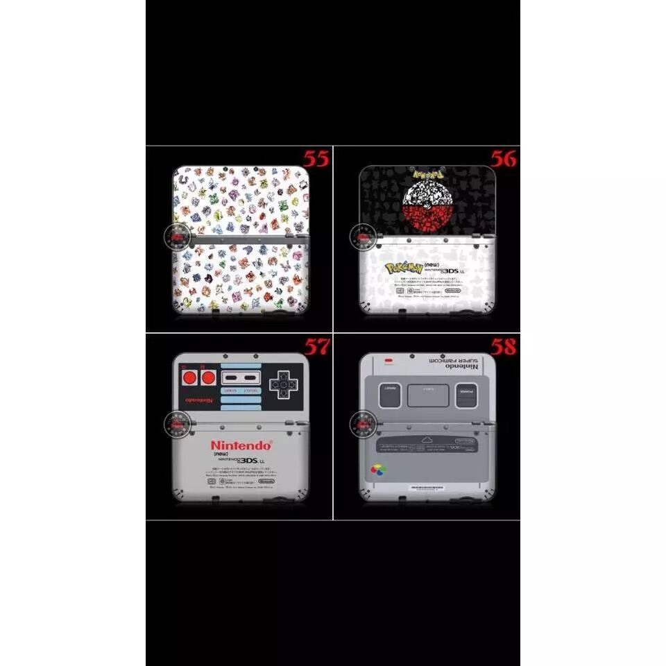 tấm dán Skin Nintendo New3DS / New 3DS XL  giao hình nhẫu nhiên dành cho NEW 3DS và new3ds xl