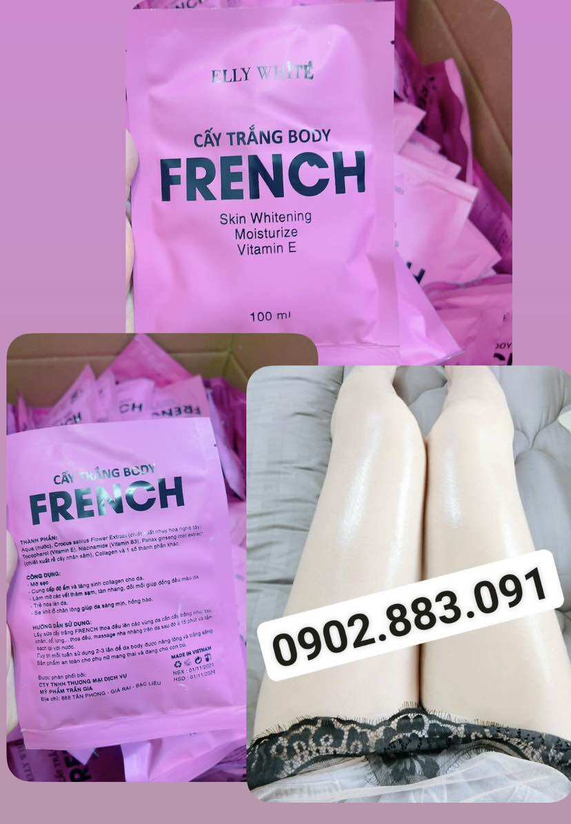 Tắm trắng cấy trắng Saffron Nhân Sâm French