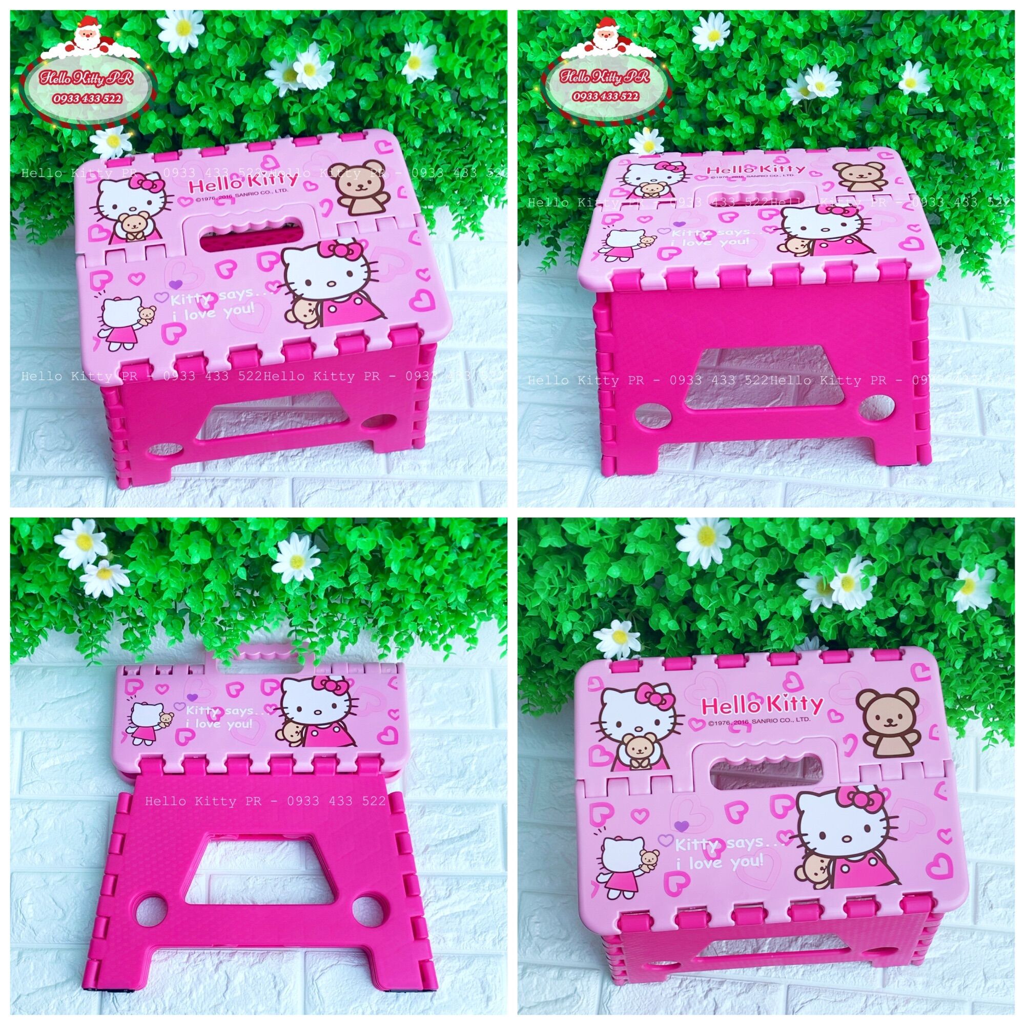 Ghế xếp có quai xách Hello Kitty - Doremon Doraemon