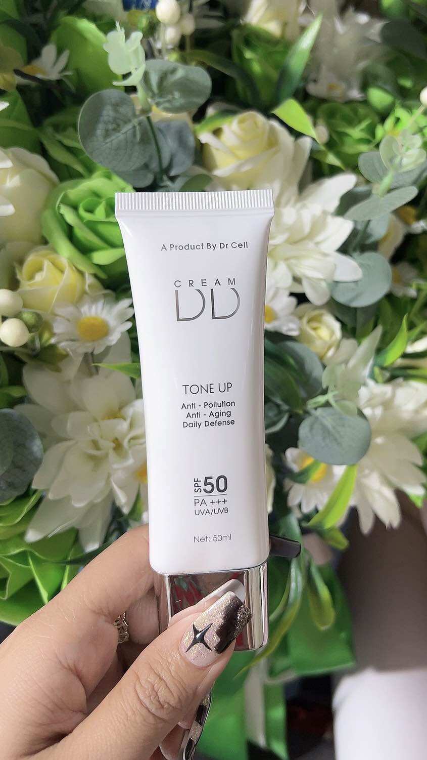 Kem chống nắng dưỡng ẩm dr cell tuýp 50ml