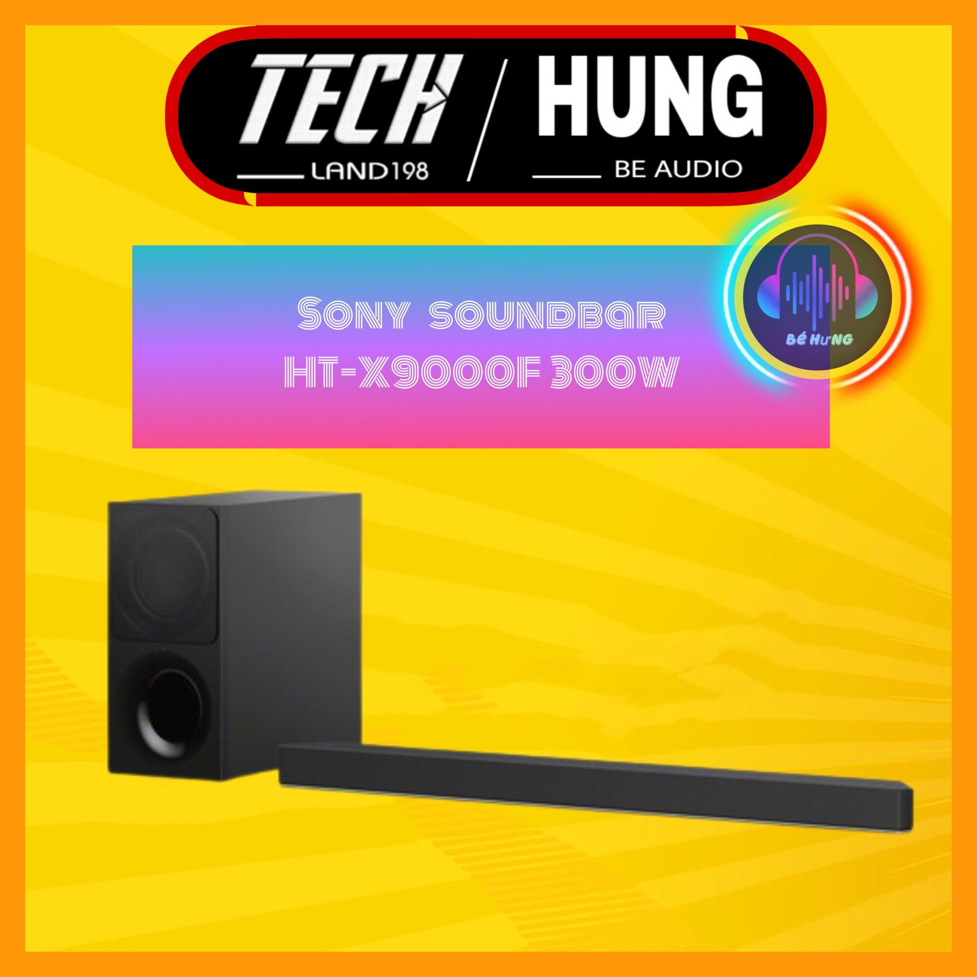 Dàn âm thanh Soundbar Sony HT-X9000F chính hãng bảo hành 12 tháng