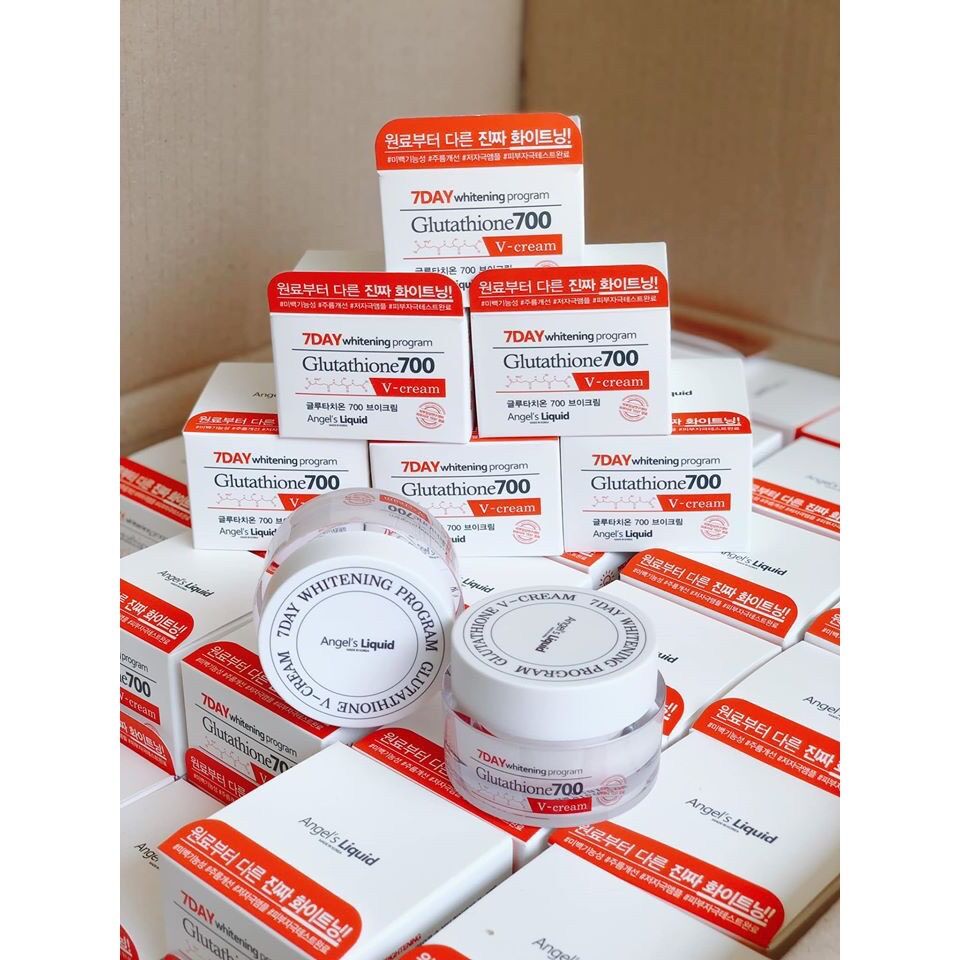 [Hoàn tiền 20%] Kem Trắng Da 7day Whitening Program Glutathione 700 V