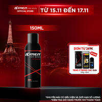 Xịt khử mùi X-Men For Boss Intense - Mùi hương trầm đầy nội lực 150ml