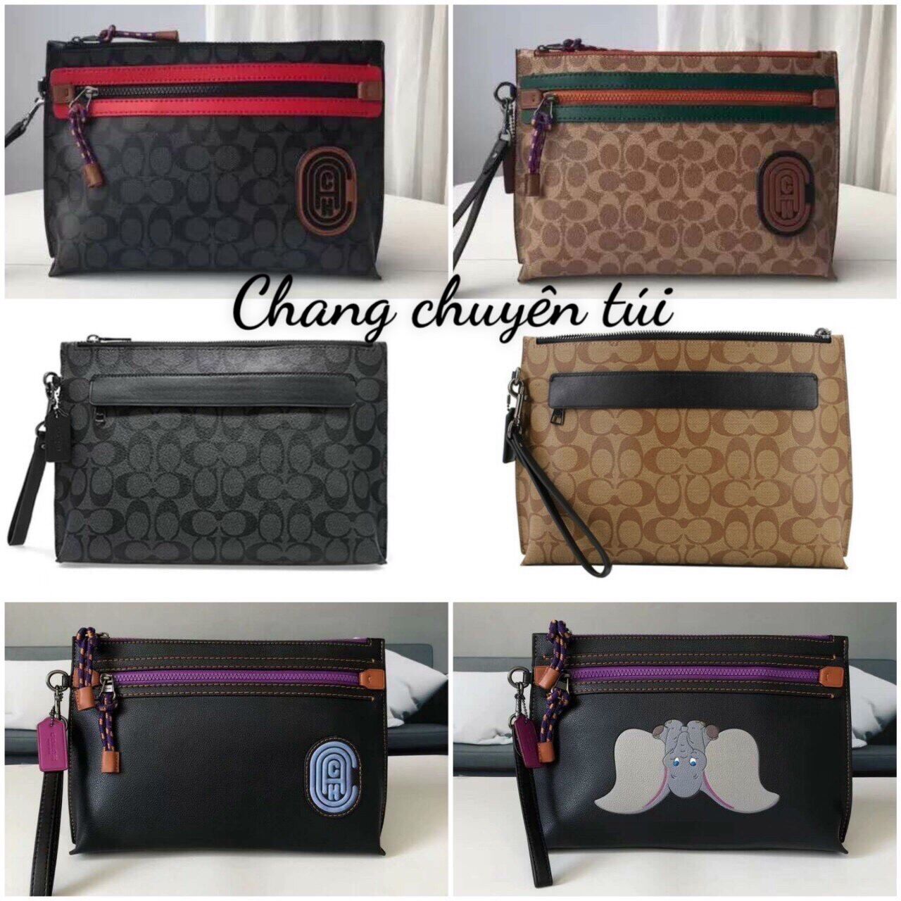 Túi chéo nam cầm tay đeo chéo, clutch nam, ví nam bảng to