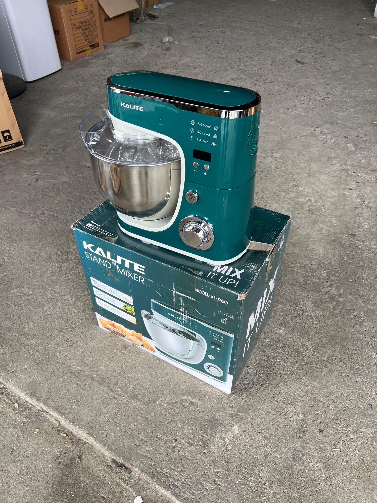 MÁY NHỒI BỘT KALITE KL-960