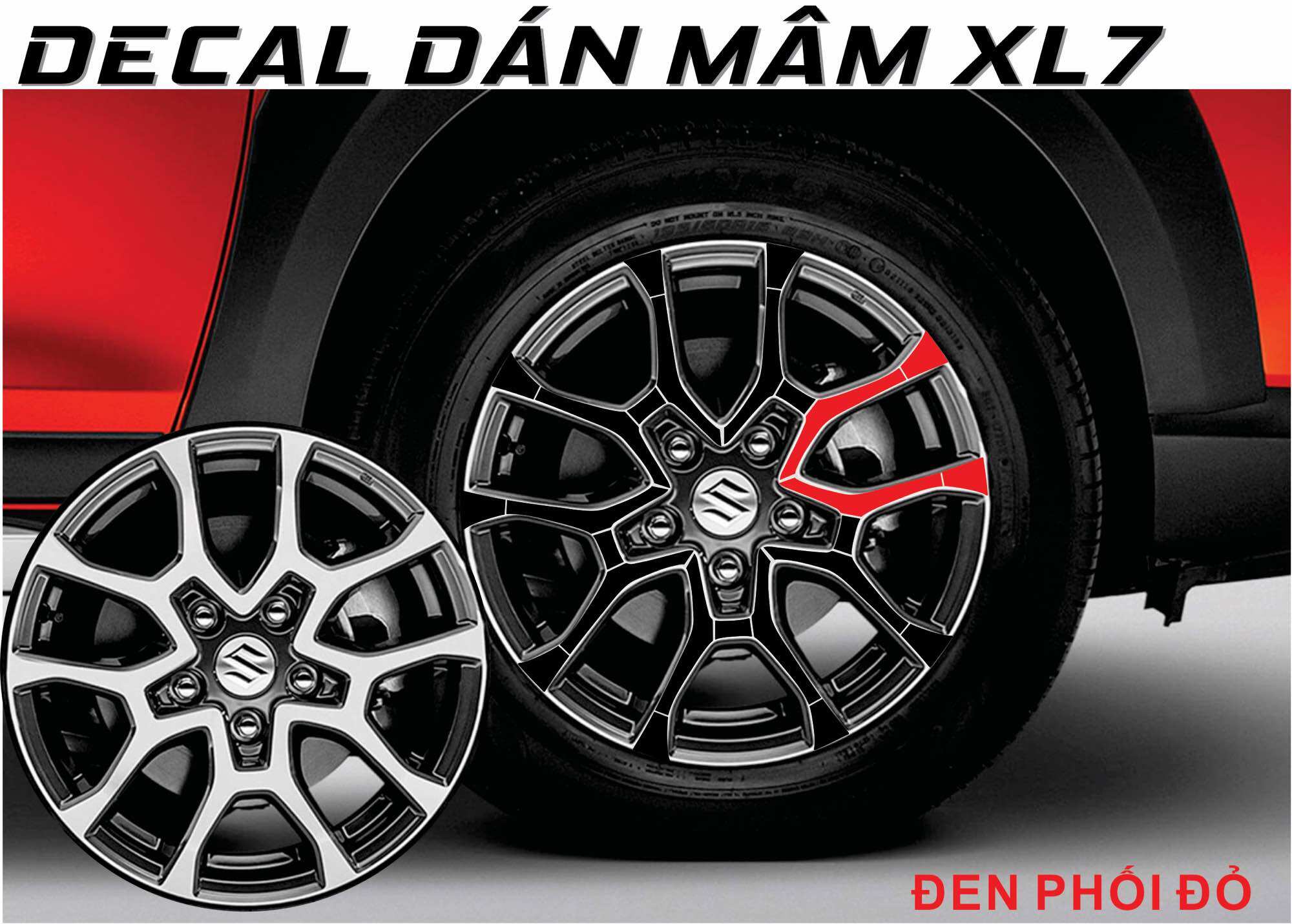 Decal dán mâm Suzuki XL7