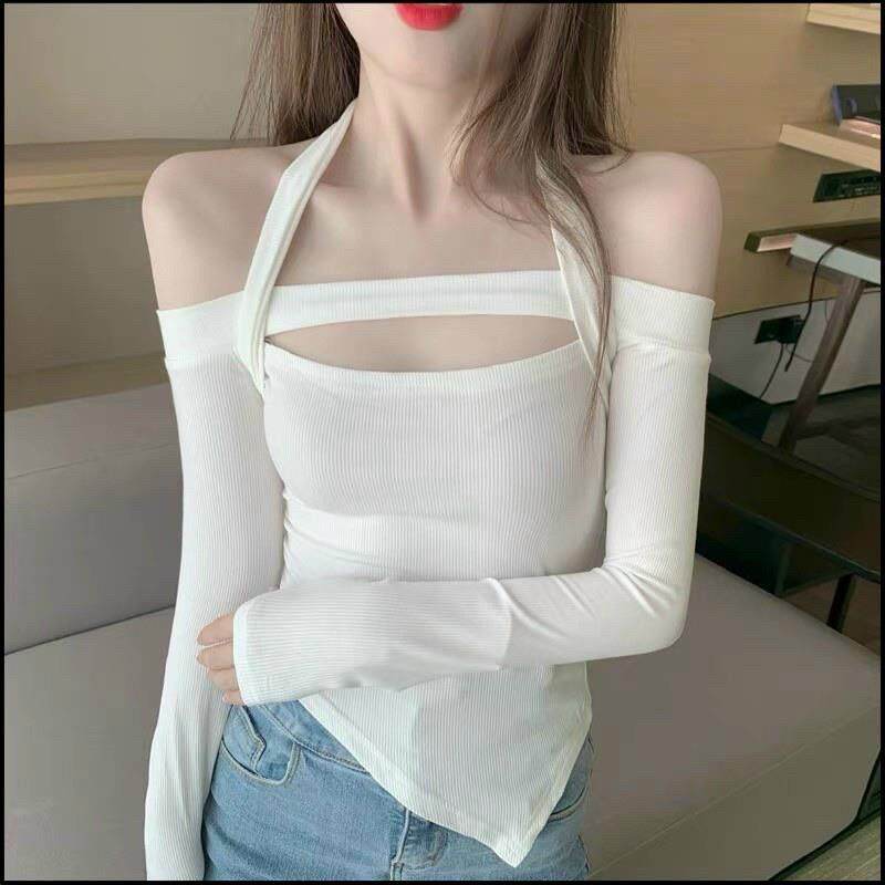 ÁO GÂN KIỂU BẸT VAI TÀ NHỌN cá tính