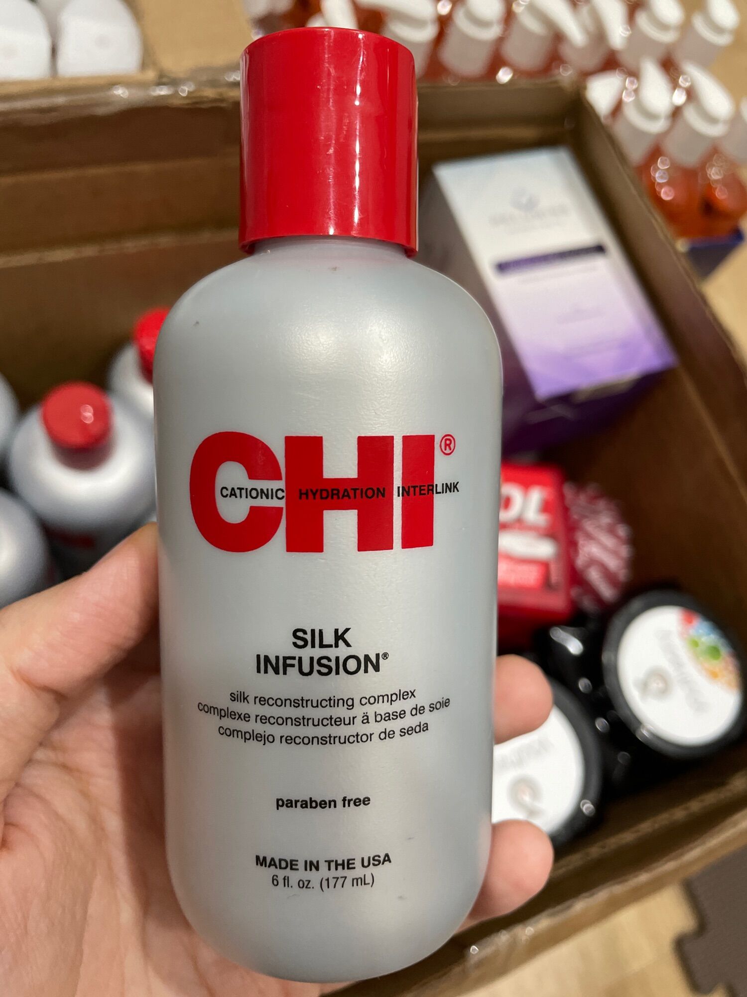 Tinh dầu dưỡng bóng tóc CHI SILK FUSHION