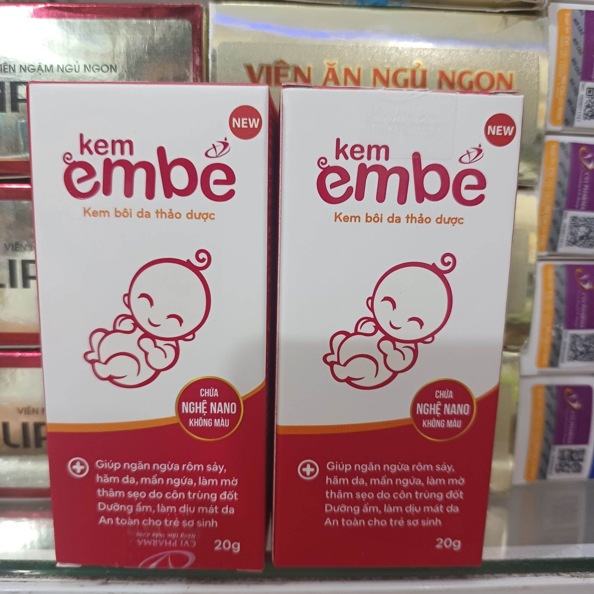 Kem em bé kem bôi da thảo dược