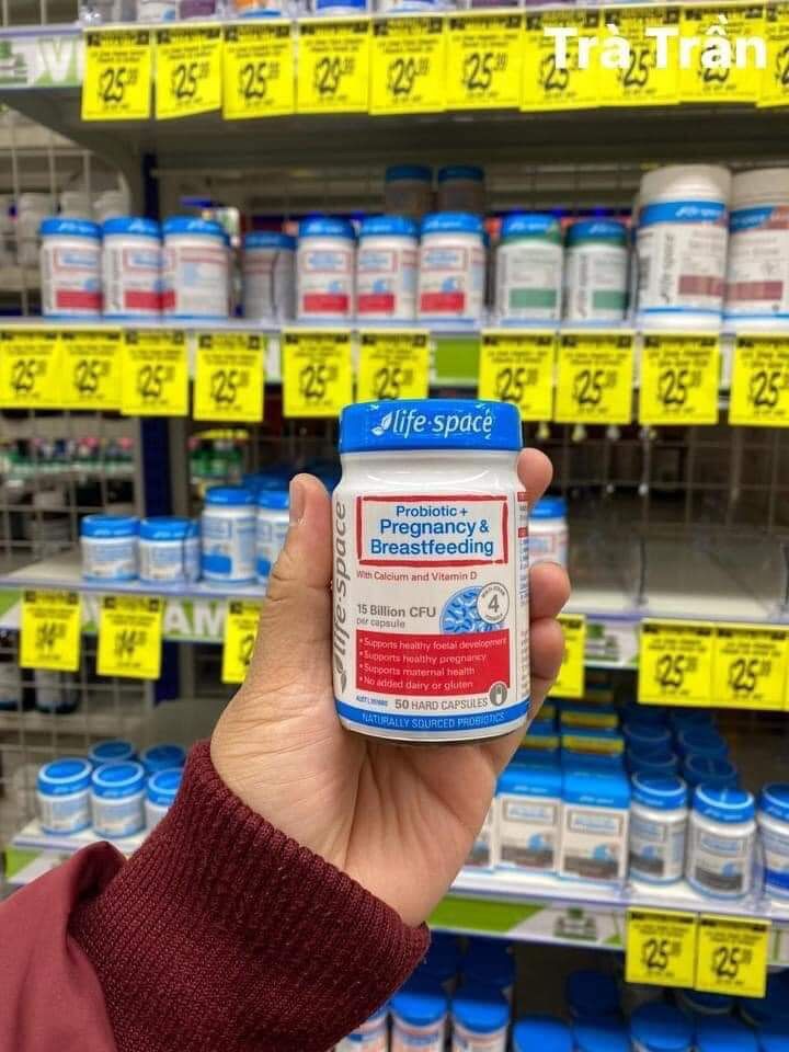 Men bầu Life Space Pregnancy Probiotic 50 Capsules