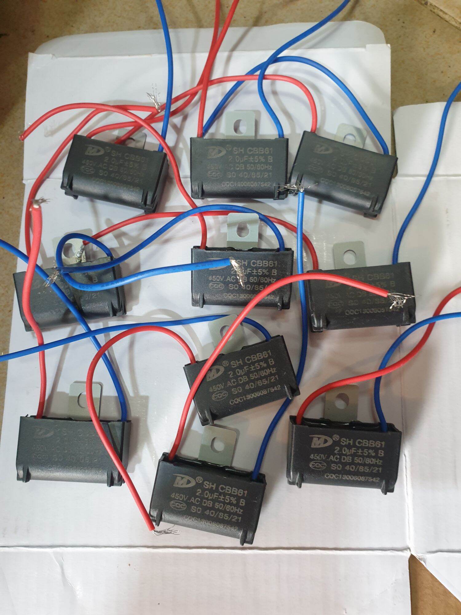 10 cái tụ quạt 2uf