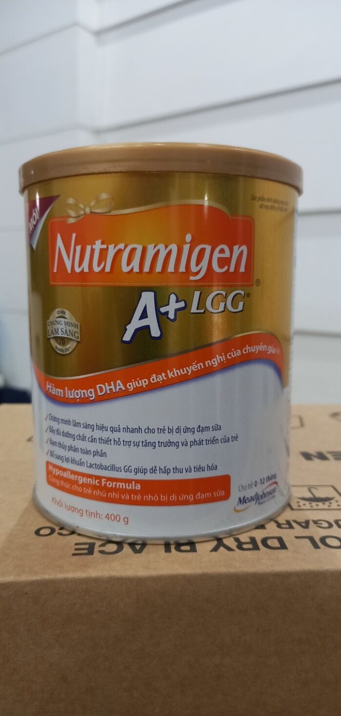 Sữa nutramigen a+ lgg 400g – dinh dưỡng y học cho trẻ từ 0-12 tháng bị dị ứng đạm sữa bò