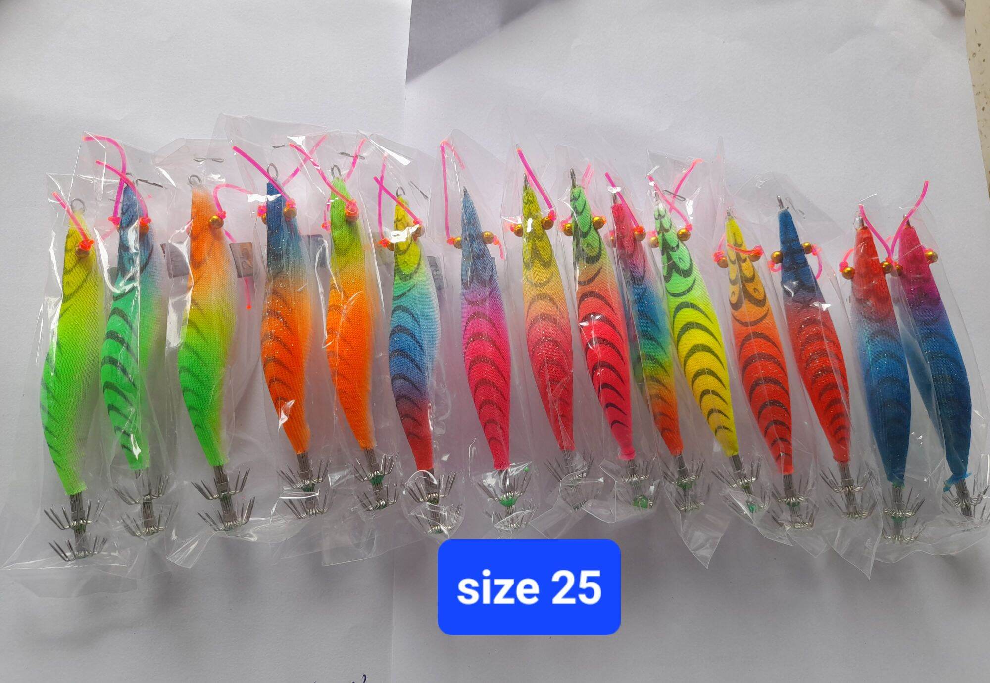 Tôm câu mực size nhỏ 25.combo 15 con giá 175k