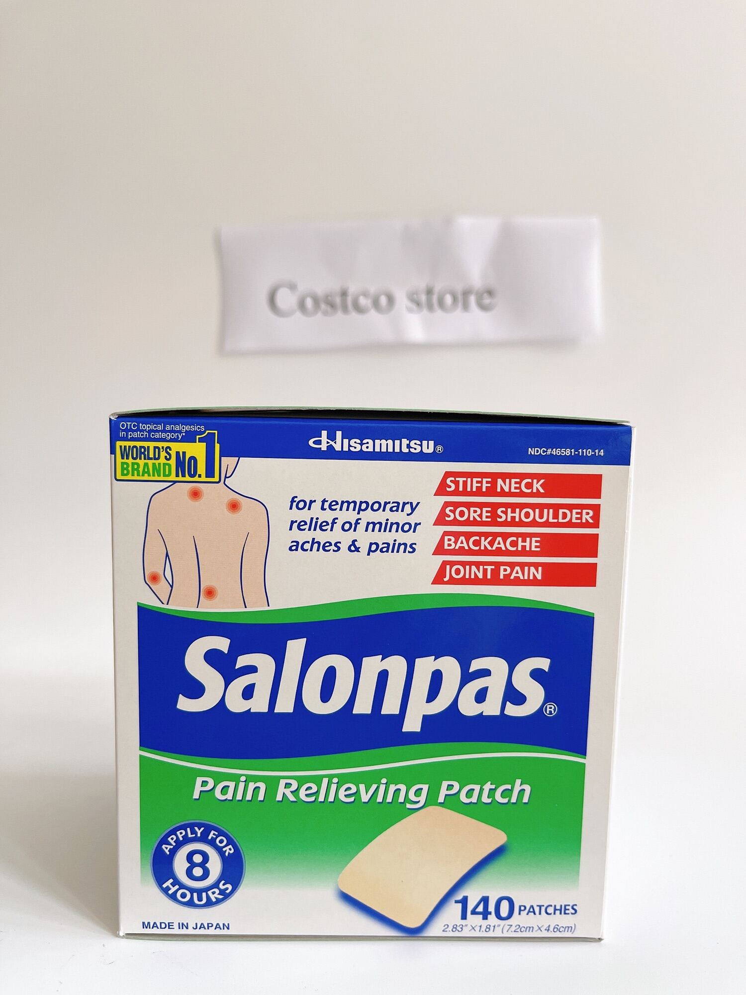 [Hcm]Miếng Dán Salonpas Mỹ Hộp 140 Miếng Nhập Khẩu Mỹ