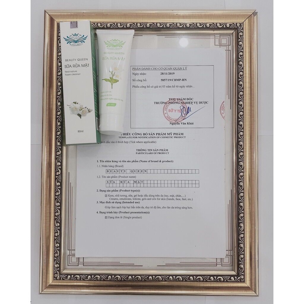 Sữa rửa mặt Beauty queen 45k