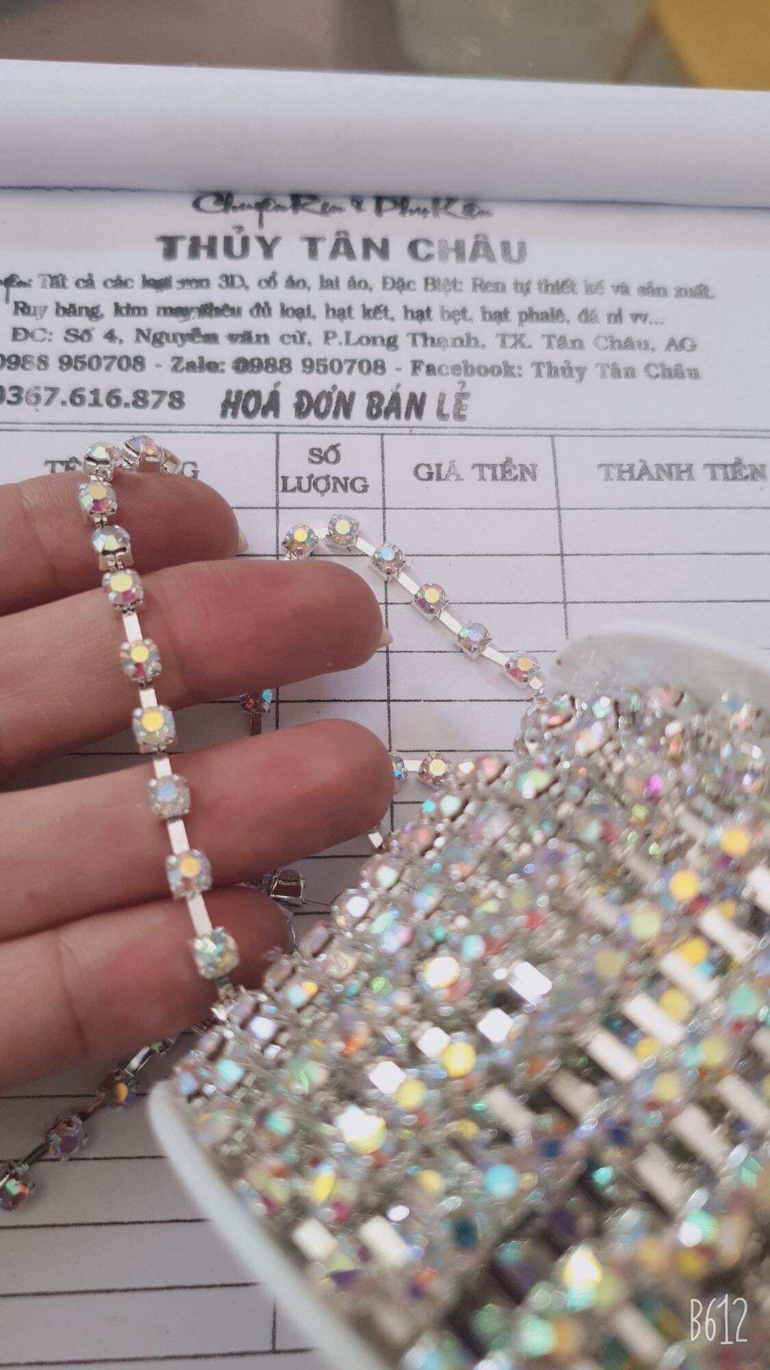 1M DÂY XOÀN ĐÍNH KẾT TRANG TRÍ ( hàng A chuẩn sáng đẹp)