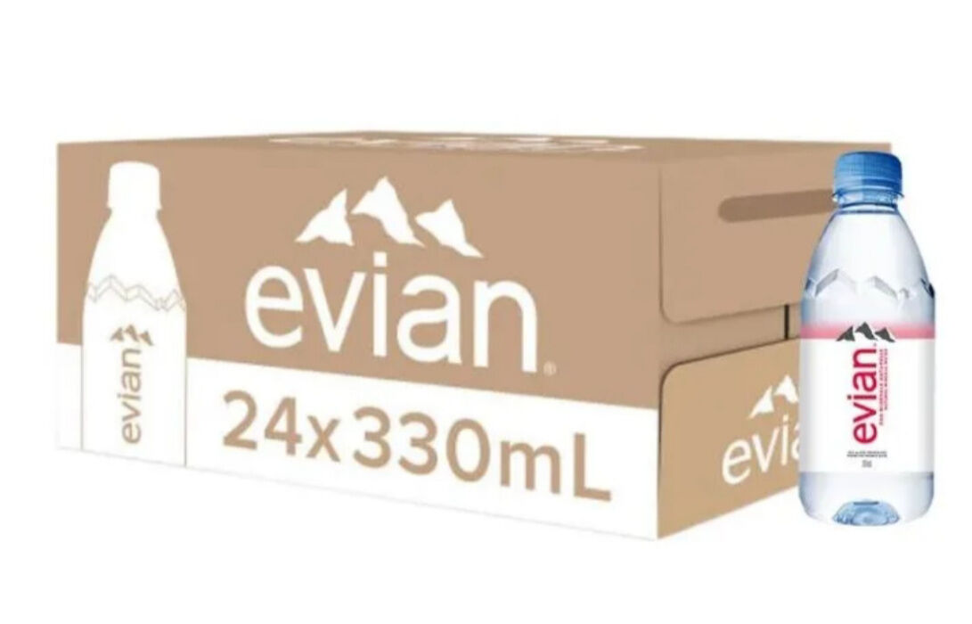1 thùng Nước Evian 330ml nhập khẩu Pháp