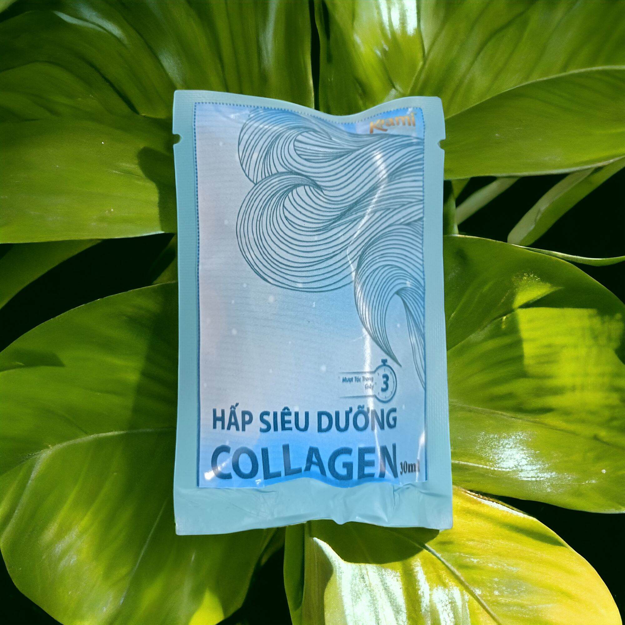 Gói Ủ phục hồi Tóc Collagen Kami 30ml